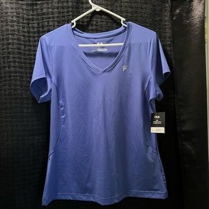 Athletic Fila periwinkle top. New with tags